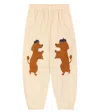 Tinycottons Tiny Poodle Barrel Cotton Sweatpants In Multicoloured