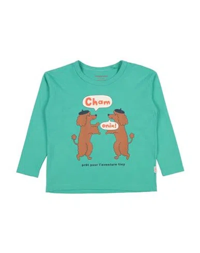 Tinycottons Babies'  Toddler Boy T-shirt Green Size 4 Organic Cotton, Elastane