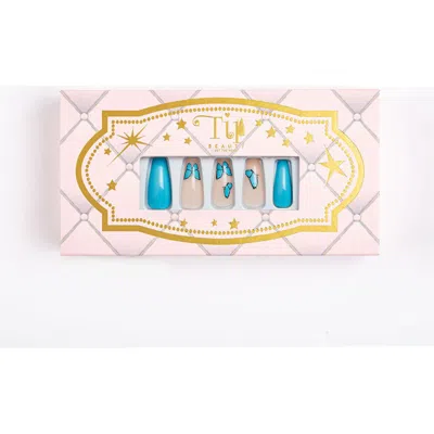 Tip Beauty Press On Nail Kit In Purple
