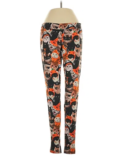 Pre-owned Tipsy Elves Casual Pants In Orange