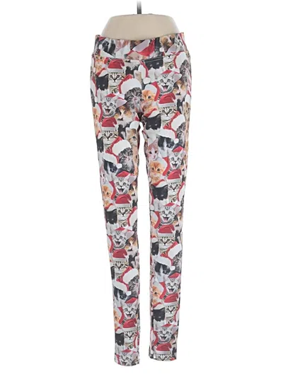Pre-owned Tipsy Elves Casual Pants In Red