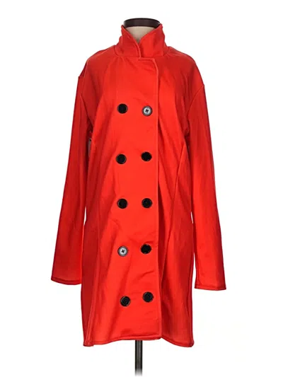 Pre-owned Tipsy Elves Coat In Red