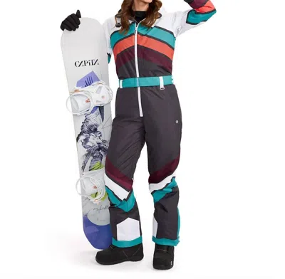 Tipsy Elves Downhill Diva Snow Suit In Black Multi