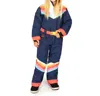 Tipsy Elves Kid's Unisex Santa Fe Shredder Snow Suit In Blue Multi