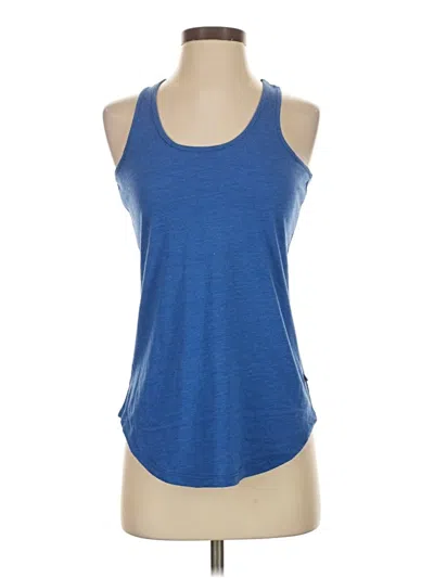 Pre-owned Tipsy Elves Tank Top Blue Halter Neckline Tops