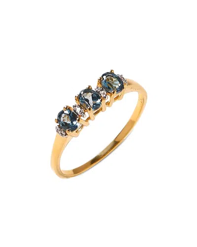 Tiramisu 10k 0.46 Ct. Tw. Gemstone Ring In Gold