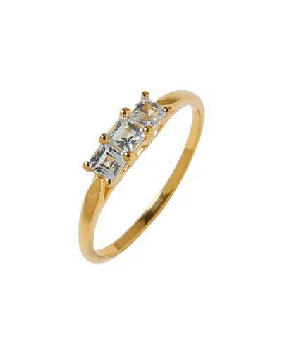 Tiramisu 10k 0.65 Ct. Tw. Sky Blue Topaz Ring In Gold