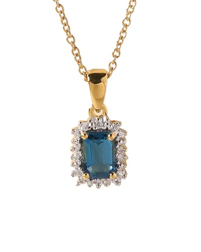 Tiramisu 10k 0.77 Ct. Tw. Gemstone Necklace