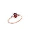 Tiramisu 10k 0.78 Ct. Tw. Gemstone Ring