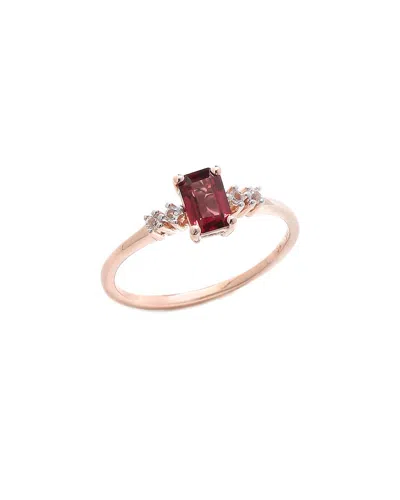 Tiramisu 10k 0.78 Ct. Tw. Gemstone Ring