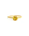 Tiramisu 10k 0.81 Ct. Tw. Citrine Ring