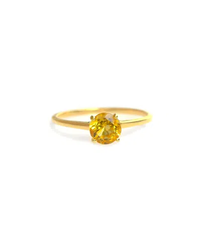 Tiramisu 10k 0.81 Ct. Tw. Citrine Ring In Gold
