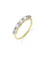 Tiramisu 10k 0.85 Ct. Tw. Rainbow Moonstone Ring