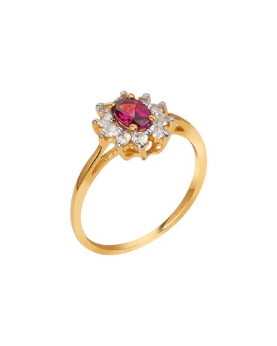 Tiramisu 10k 0.86 Ct. Tw. Gemstone Ring In Gold