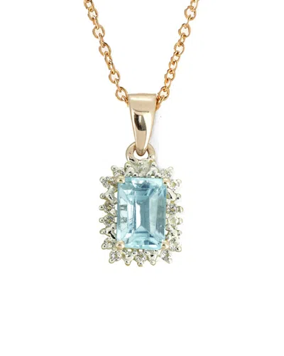 Tiramisu 10k 0.90 Ct. Tw. Gemstone Necklace