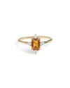Tiramisu 10k 1.04 Ct. Tw. Gemstone Ring