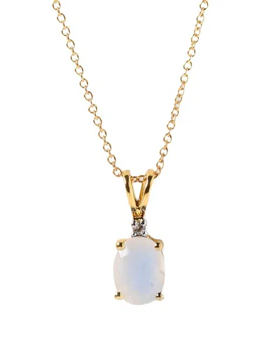 Tiramisu 10k 1.26 Ct. Tw. Gemstone Necklace