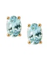 Tiramisu 10k 1.90 Ct. Tw. Sky Blue Topaz Studs