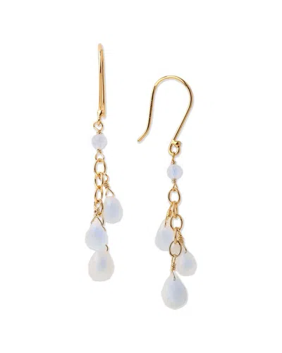 Tiramisu 10k 5.62 Ct. Tw. Rainbow Moonstone Earrings