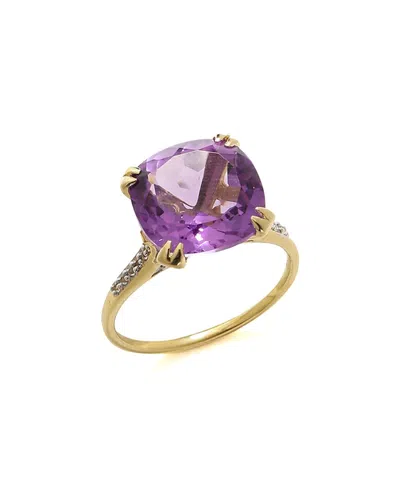 Tiramisu 10k 6.21 Ct. Tw. Gemstone Ring In Purple