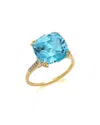 Tiramisu 10k 9.43 Ct. Tw. Gemstone Ring