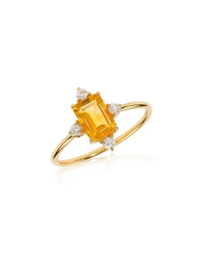 Tiramisu 14k 1.04 Ct. Tw. Gemstone Modern Ring In Gold