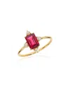 Tiramisu 14k 1.37 Ct. Tw. Gemstone Modern Ring