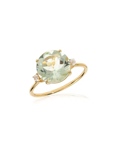 Tiramisu 14k 3.24 Ct. Tw. Gemstone Statement Ring In Green