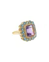 Tiramisu 14k 3.79 Ct. Tw. Gemstone Ring