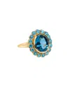 Tiramisu 14k 4.58 Ct. Tw. Gemstone Ring
