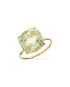 Tiramisu 14k 6.51 Ct. Tw. Green Amethyst Statement Ring