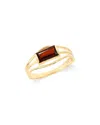 Tiramisu 14k Gold Plated 925 Silver 0.95 Cts. Garnet Sereni In Gold