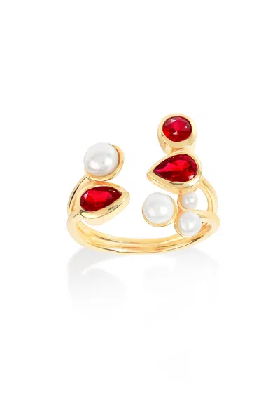 Tiramisu 14k Over Silver 2.24 Ct. Tw. Lab-grown Gemstone Solitaire Ring In Transparent