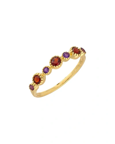 Tiramisu 14k Over Silver 0.50 Ct. Tw. Gemstone Ring In Gold