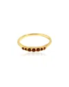 Tiramisu 14k Over Silver 0.21 Ct. Tw. Garnet Ring