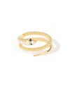 Tiramisu 14k Over Silver 0.28 Ct. Tw. Gemstone Solitaire Ring
