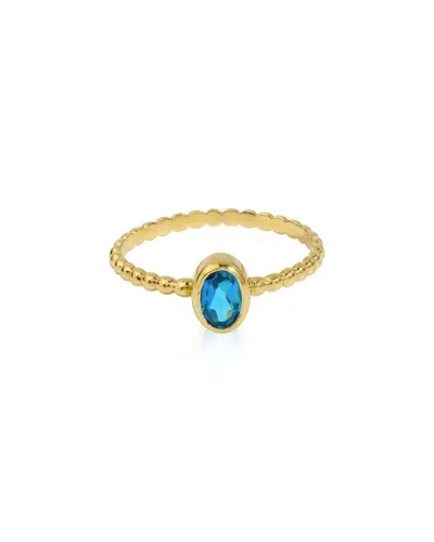 Tiramisu 14k Over Silver 0.57 Ct. Tw. Chrome Diopside Ring In Gold