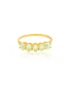 Tiramisu 14k Over Silver 0.59 Ct. Tw. Ethiopian Opal Ring