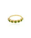 Tiramisu 14k Over Silver 0.86 Ct. Tw. Chrome Diopside Ring