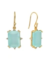 Tiramisu 14k Over Silver 16.15 Ct. Tw. Gemstone Earrings