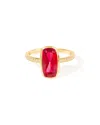 Tiramisu 14k Over Silver 2.28 Ct. Tw. Lab-grown Gemstone Statement Ring In Gold