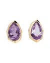 Tiramisu 14k Over Silver 2.43 Ct. Tw. Purple Amethyst Earrings