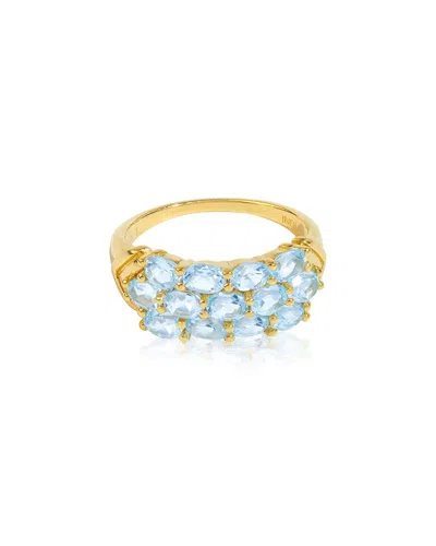 Tiramisu 14k Over Silver 2.80 Ct. Tw. Sky Blue Topaz Ring In Gold