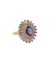 Tiramisu 14k Over Silver 5.10 Ct. Tw. Gemstone Ring