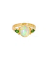Tiramisu 14k Plated 1.82 Ct. Tw. Ethiopian Opal