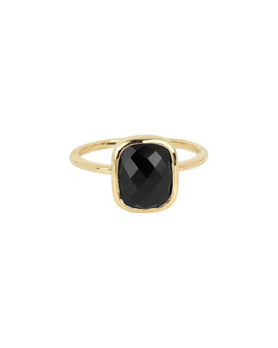 Tiramisu 14k Plated 2.70 Ct. Tw. Black Onyx Ring
