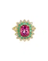 Tiramisu 14k Plated 3.55 Ct. Tw. Pink Topaz
