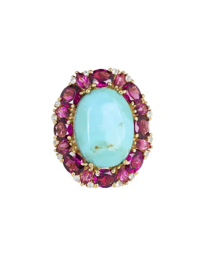 Tiramisu 14k Plated 6.50 Ct. Tw. Gemstone Ring