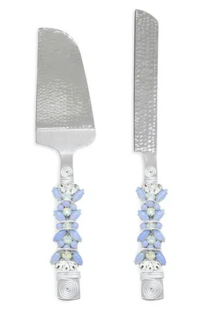 Tiramisu 2-piece Cake Serving Set In Metallic