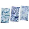 Tiramisu Azure Dreams Kitchen Towel Set In Blue